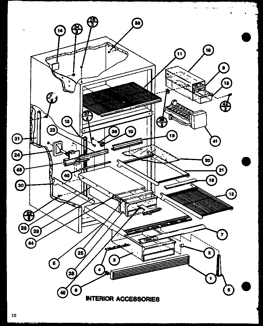 INTERIOR ACCESSORIES (TX18J/P7739041W) (TX18J/P7739042W) (TXI18J/P7739043W) (TXI18J/P7739044W)