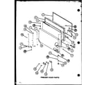 Amana TXI18J-P7739044W freezer  door parts (tx20j/p7739045w) (tx20j/p7739046w) (txi20j/p7739047w) (txi20j/p7739048w) diagram