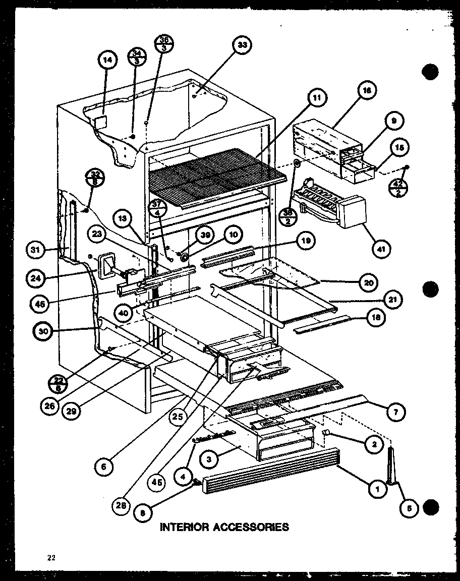 INTERIOR ACCESSORIES (TX20J/P7739045W) (TX20J/P7739046W) (TXI20J/P7739047W) (TXI20J/P7739048W)