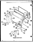 Freezer door parts (tx22j/p7739049w) (txi22j/p7739050w)