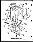 Refrigerator door parts (tx22j/p7739049w) (txi22j/p7739050w)