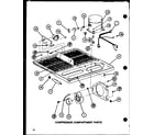 Amana TLI8J-P7739024W compressor compartment parts (tli18j/p7739025w) (tl18j/p7739024w) diagram