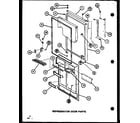 Amana TL18J-P7739024W refrigerator door parts (tl22j/p7739035w) diagram