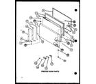 Amana TM16K-P7791111W freezer door parts (tm16k1/p7791108w) (tm16k1/p7791109w) (tm16k/p7791110w) (tm16k/p7791111w) (tmi16k/p7791112w) (tmi16k/p7791113w) diagram