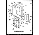 Amana TM16K1-P7791109W refrigerator door parts (tm16k1/p7791108w) (tm16k1/p7791109w) (tm16k/p7791110w) (tm16k/p7791111w) (tmi16k/p7791112w) (tmi16k/p7791113w) diagram