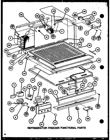 Refrigerator freezer functional parts (tm18k/p7791114w) (tm18k/p7791115w) (tmi18k/p7791116w) (tmi18k/p7791117w)