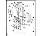 Amana TM16K1-P7791109W refrigerator door parts (tm20k/p7791118w) (tm20k/p7791119w) (tmi20k/p7791120w) (tmi20k/p7791121w) diagram