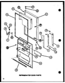 Refrigerator door parts (tm20k/p7791118w) (tm20k/p7791119w) (tmi20k/p7791120w) (tmi20k/p7791121w)