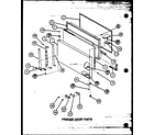 Amana TX18M-P7858506W freezer door parts (tx18m/p7858506w) (tx18m/p7858507w) (txi18m/p7858516w) (txi18m/p7858517w) (tx18mb/p7858530w) (tx18mb/p7858531w) diagram