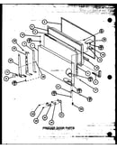 Freezer door parts (tx18m/p7858506w) (tx18m/p7858507w) (txi18m/p7858516w) (txi18m/p7858517w) (tx18mb/p7858530w) (tx18mb/p7858531w)