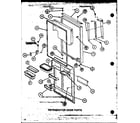 Amana TX20MB-P7858533W refrigerator door parts (tx18m/p7858506w) (tx18m/p7858507w) (txi18m/p7858516w) (txi18m/p7858517w) (tx18mb/p7858530w) (tx18mb/p7858531w) diagram