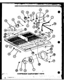 Compressor compartment parts (tx18m/p7858506w) (tx18m/p7858507w) (txi18m/p7858516w) (txi18m/p7858517w) (tx18mb/p7858530w) (tx18mb/p7858531w)