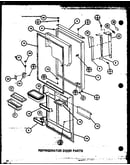 Refrigerator door parts (tx20m/p7858508w) (tx20m/p7858509w) (txi20m/p7858518w) (txi20m/p7858519w) (tx20mb/p7858532w) (tx20mb/p7858533w)