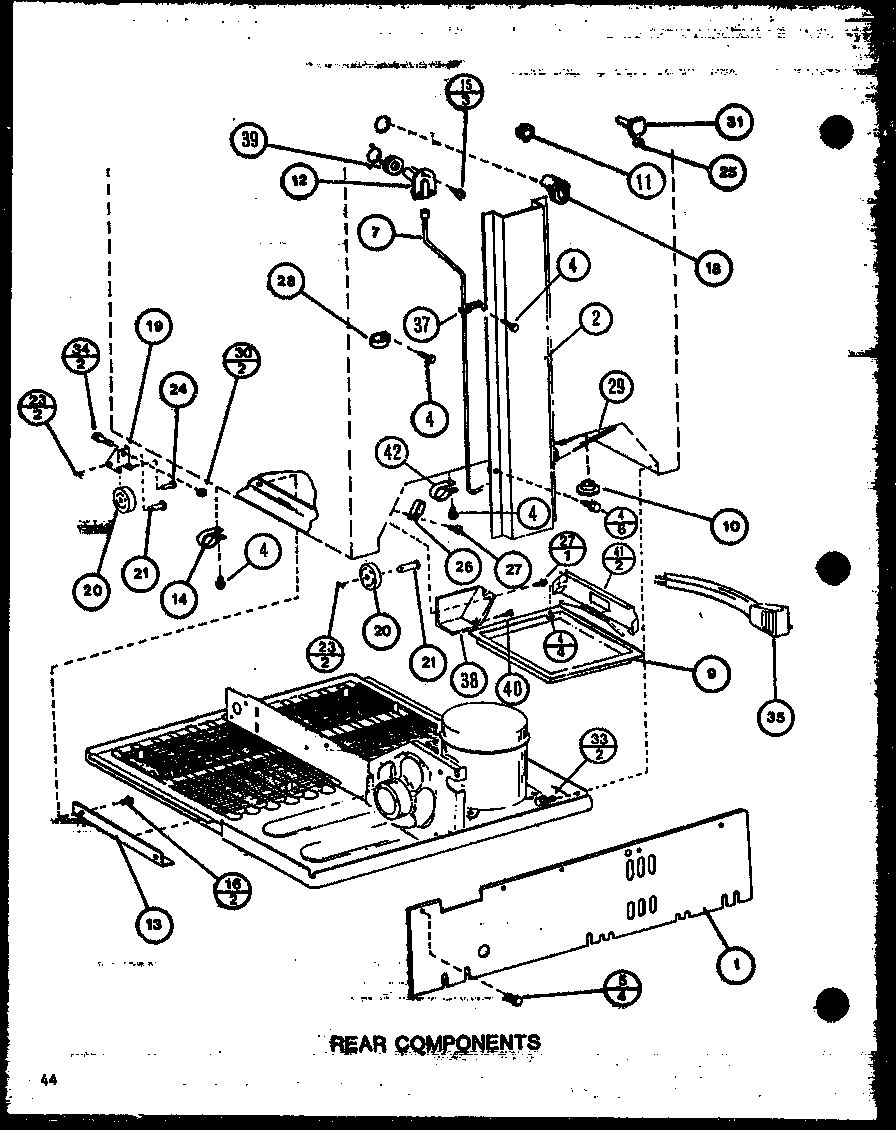 Rear components (tx22m/p7858510w)