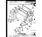 Amana TL18M-P7858512W freezer door parts (tl18m/p7858511w) (tl18m/p7858512w) (tli18m/p7858521w) (tli18m/p7858522w) diagram