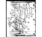 Amana TLI22M-P7858525W refrigerator door parts (tl18m/p7858511w) (tl18m/p7858512w) (tli18m/p7858521w) (tli18m/p7858522w) diagram
