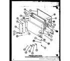 Amana TLI22M-P7858523W freezer door parts (tl20m/p7858513w) (tl20m/p7858514w) (tli20m/p7858523w) (tli20m/p7858524w) diagram