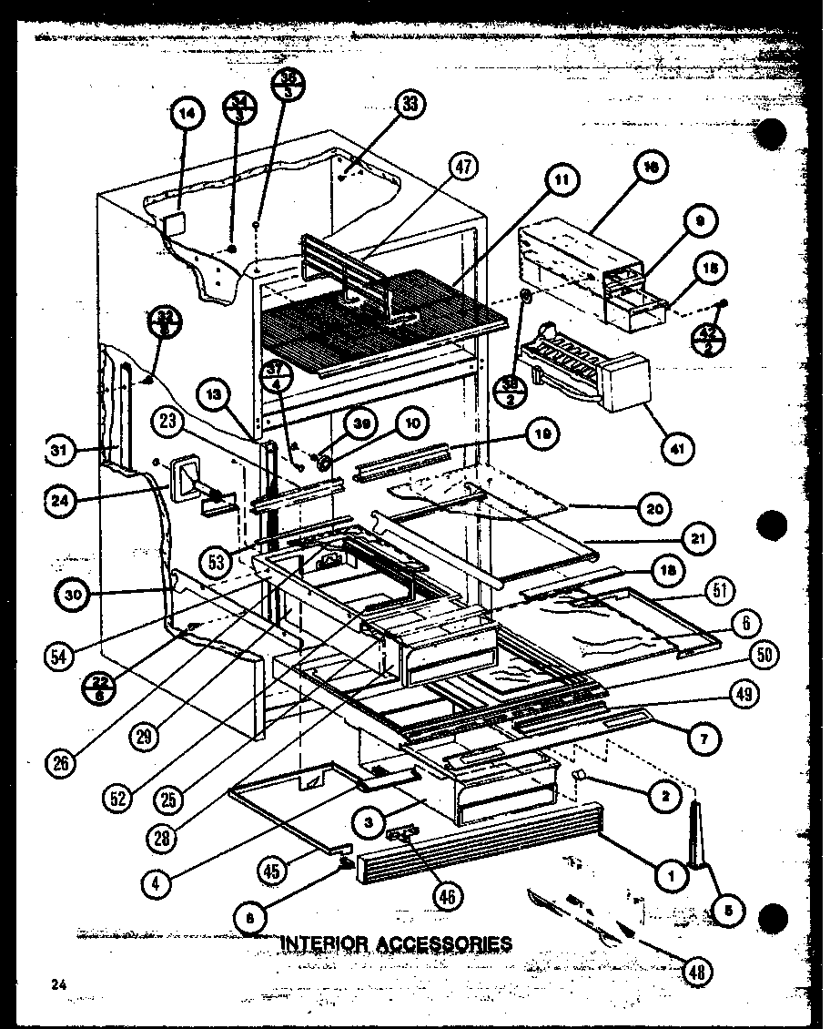 Interior accessories (tl20m/p7858513w) (tl20m/p7858514w) (tli20m/p7858523w) (tli20m/p7858524w)