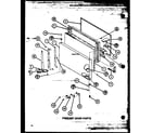 Amana TL18M-P7858511W freezer door parts (tli22m/p7858523w) (tli22m/p7858524w) diagram