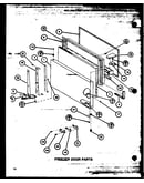 Freezer door parts (tli22m/p7858523w) (tli22m/p7858524w)
