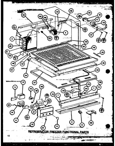 Refrigerator freezer functional parts (tl22m/p7858515w) (tli22m/p7858525w)