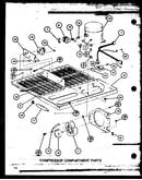 Compressor compartment parts (tl22m/p7858515w) (tli22m/p7858525w)