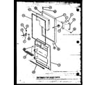 Amana TM18J2-P7859214W refrigerator door parts diagram