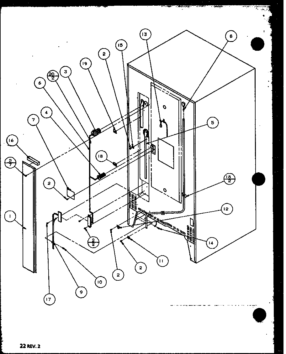 Cabinet back (tr18qbw/p1111303ww) (tr18qbg/p1111303wg) (tr18qbl/p1111303wl) (tr18qbw/p111304ww) (tr18qbl/p1111304wl) (tr18qbg/p1111304wg) (tr18qb2w/p1111308ww) (tr18qb2l/p1111308wl) (trg18qbw/p1111310ww) (trg18qbg/p1111310wg) (trg18qbl/p1111310wl) (trg18q