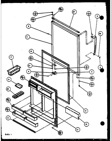 Refrigeator door (tq18qbw/p1111305ww) (tq18qbg/p1111305wg) (tq18qbl/p1111305wl) (tq18qbw/p1111306ww) (tq18qbl/p1111306wl) (tq18qbg/p1111306wg) (tq18qb2w/p1111309ww) (tq18qb2l/p1111309wl) (tq20qbg/p1111603wg) (tq20qbl/p1111603wl) (tq20qbw/p1111603ww) (tq20