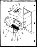 Shroud, evaporator fan (tq18qbw/p1111305ww) (tq18qbg/p1111305wg) (tq18qbl/p1111305wl) (tq18qbw/p1111306ww) (tq18qbl/p1111306wl) (tq18qbg/p1111306wg) (tq18qb2w/p1111309ww) (tq18qb2l/p1111309wl) (tq20qbg/p1111603wg) (tq20qbl/p1111603wl) (tq20qbw/p1111603ww)