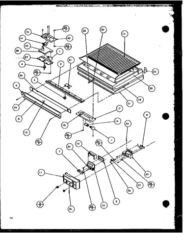 Comparment separator/divider block