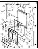 Refrigerator door assembly