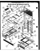 Shelves & interior parts