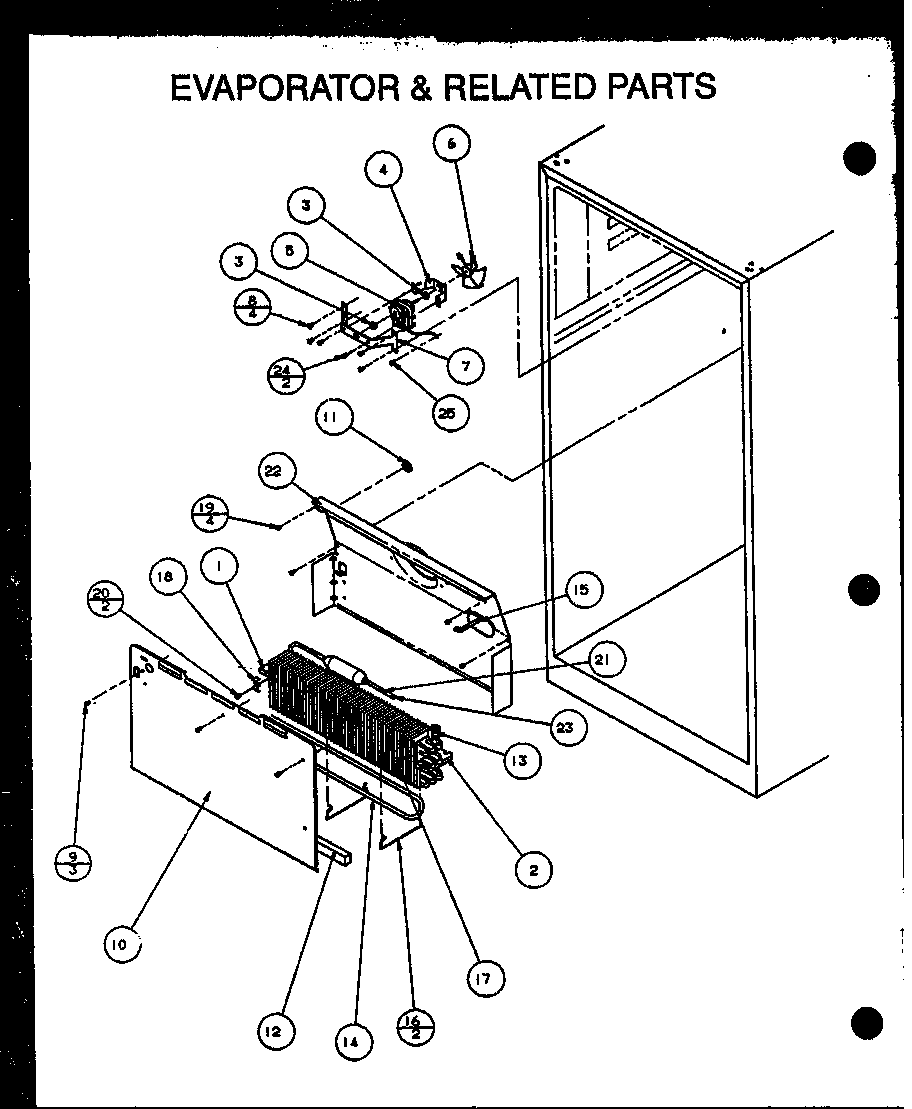 EVAPORATOR & RELATED PARTS