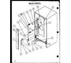 Amana 86855-P1116907WE back parts diagram