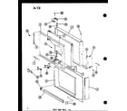 Amana TM16D-P73953-24W upper door parts tm (tm16d-c/p74645-7wc) (tm16d/p74645-7w) (tm16d-a/p74645-7wa) (tm16d-l/p74645-7wl) (tm16d-g/p74645-7wg) diagram