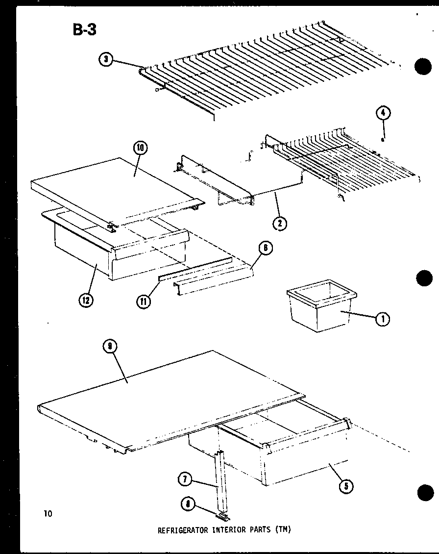 REFRIGERATOR INTERIOR PARTS (TM) (TM14D-C/P73953-23WC) (TM14D-A/P73953-23WA) (TM14D-G/P73953-23WG) (TM14D/P73953-23W) (TM14D-L/P73953-23WL) (TM14D-C/P74645-1WC) (TM14D/P74645-1W) (TM14D-A/P74645-1WA) (TM14D-L/P74645-1WL) (TM14D-G/P74645-1WG) (TM14D-C/P746