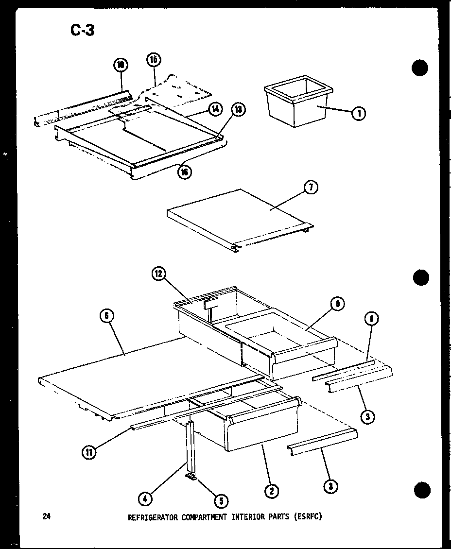 REFRIGERATOR COMPARTMENT PARTS (ESRFC-14D/P73935-25W) (ESRFC14D-G/P73953-25WG) (ESRFC14D-A/P73953-25WA) (ESRFC14D-C/P73953-25WC) (ESRFC14D/P73953-25W) (ESRFC14D-L/P73953-25WL) (ESRFC14D-A/P74645-3WA) (ESRFC14D-G/P74645-3WG) (ESRFC14D-C/P74645-3WC) (ESRFC1