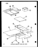 Refrigerator compartment parts (esrfc-14d/p73935-25w) (esrfc14d-g/p73953-25wg) (esrfc14d-a/p73953-25wa) (esrfc14d-c/p73953-25wc) (esrfc14d/p73953-25w) (esrfc14d-l/p73953-25wl) (esrfc14d-a/p74645-3wa) (esrfc14d-g/p74645-3wg) (esrfc14d-c/p74645-3wc) (esrfc1