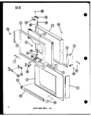 Upper door parts tm (tm14e-c/p74645-11wc) (tm14e-a/p74645-11wa) (tm14e-g/p74645-11wg) (tm14e/p74645-11w) (tm14e-l/p74645-11wl) (tm16e-l/p74645-13wl) (tm16e/p74645-13w) (tm16e-g/p74645-13wg) (tm16e-c/p74645-13wc) (tm16e-a/p74645-13wa)