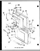 Upper door parts (esrfc) (esrfc14e-g/p74645-12wg) (esrfc14e-a/p74645-12wa) (esrfc14e-c/p74645-12wc) (esrfc14e-l/p74645-12wl) (esrfc14e/p74645-12w) (esrfc16e-c/p74645-14wc) (esrfc16e/p74645-14w) (esrfc16e-a/p74645-14wa) (esrfc16e-l/p74645-14wl) (esrfc16e-g