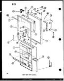 Lower door parts (esrfc) (esrfc14e-g/p74645-12wg) (esrfc14e-a/p74645-12wa) (esrfc14e-c/p74645-12wc) (esrfc14e-l/p74645-12wl) (esrfc14e/p74645-12w) (esrfc16e-c/p74645-14wc) (esrfc16e/p74645-14w) (esrfc16e-a/p74645-14wa) (esrfc16e-l/p74645-14wl) (esrfc16e-g