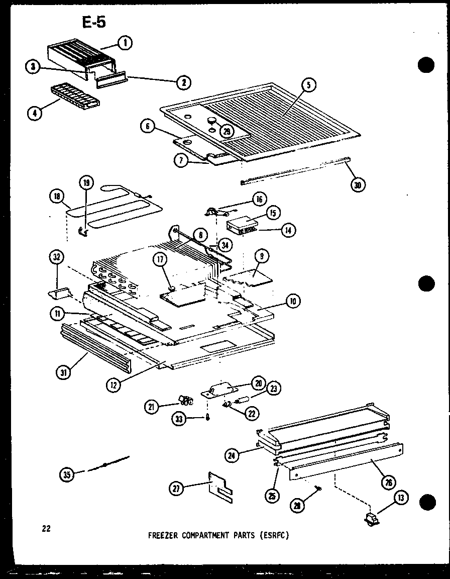 FREEZER COMPARTMENT PARTS (ESRFC) (ESRFC14E-G/P74645-12WG) (ESRFC14E-A/P74645-12WA) (ESRFC14E-C/P74645-12WC) (ESRFC14E-L/P74645-12WL) (ESRFC14E/P74645-12W) (ESRFC16E-C/P74645-14WC) (ESRFC16E/P74645-14W) (ESRFC16E-A/P74645-14WA) (ESRFC16E-L/P74645-14WL) (E