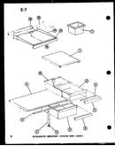 Refrigerator compartment interior parts (esrfc) (esrfc14e-g/p74645-12wg) (esrfc14e-a/p74645-12wa) (esrfc14e-c/p74645-12wc) (esrfc14e-l/p74645-12wl) (esrfc14e/p74645-12w) (esrfc16e-c/p74645-14wc) (esrfc16e/p74645-14w) (esrfc16e-a/p74645-14wa) (esrfc16e-l/p