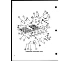 Amana TRG20J-P7739034W compressor compartment parts (trg16j/p7739032w) diagram