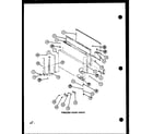Amana TRGI22J-P7791107W freezer door parts (trg18j/p7739033w) (trgi18j/p7791103w) (trgi18j/p7791104w) diagram