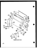 Freezer door parts (trg18j/p7739033w) (trgi18j/p7791103w) (trgi18j/p7791104w)