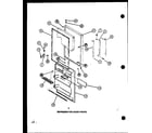 Amana TRGI18J-P7791104W refrigerator door parts (trg18j/p7739033w) (trgi18j/p7791103w) (trgi18j/p7791104w) diagram