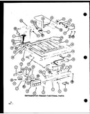 Refrigerator freezer functional parts (trg18j/p7739033w) (trgi18j/p7791103w) (trgi18j/p7791104w)