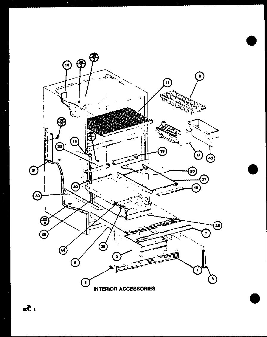 INTERIOR ACCESSORIES (TRG20J/P7739034W) (TRGI20J/P7791105W) (TRGI20J/P7791106W)